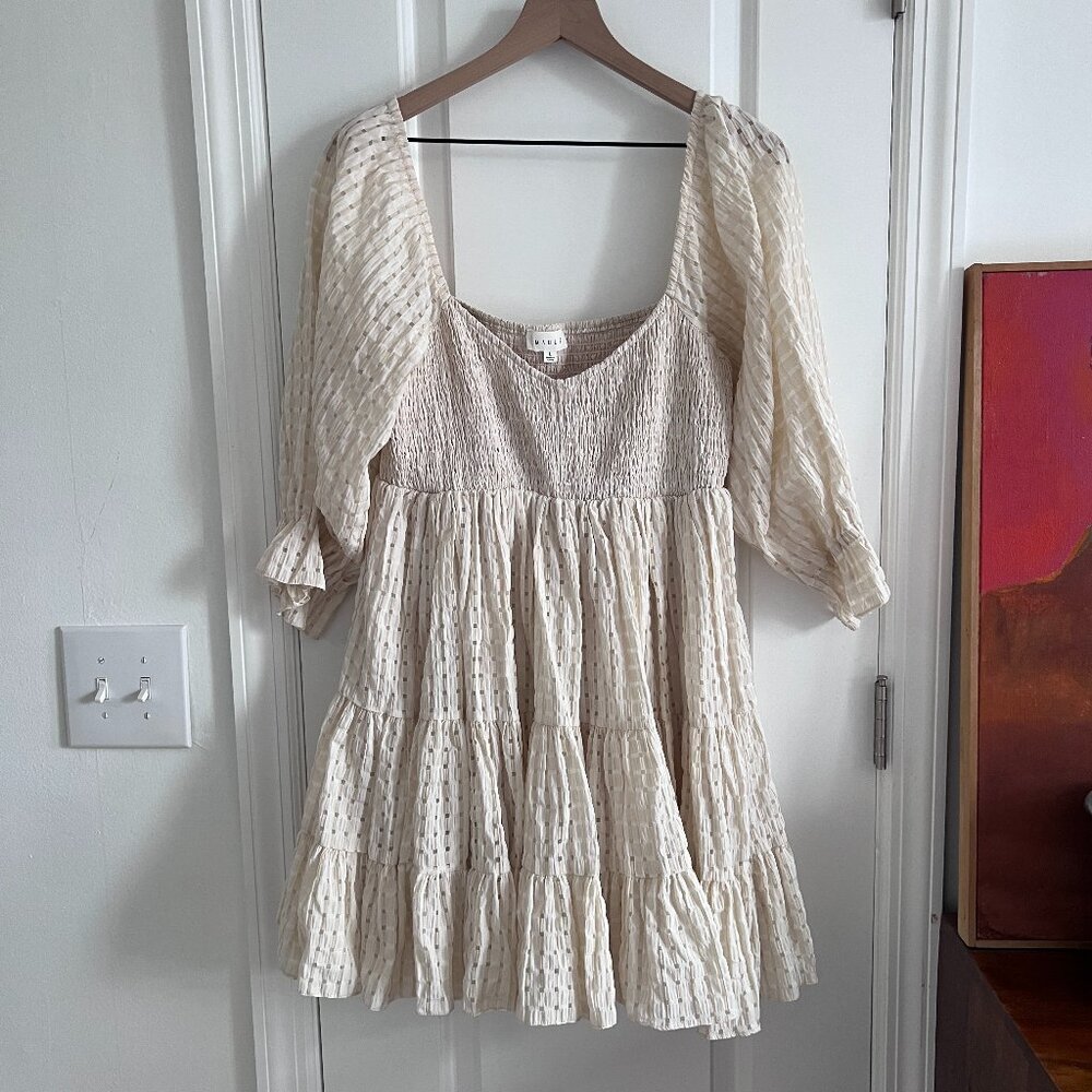 Mable Kate Smocked Gingham Dress - Picture 5 of 9